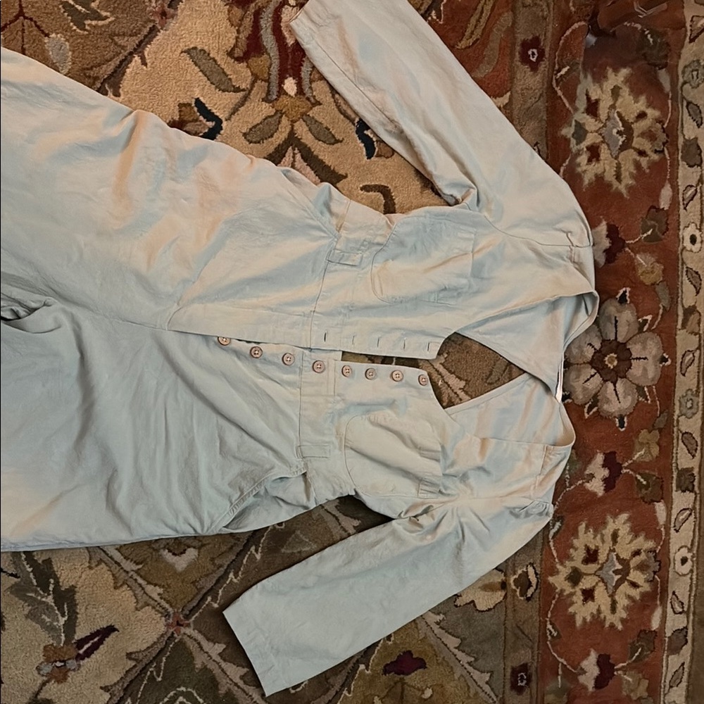 Free People Light Blue Jumpsuit